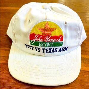 Vintage Pittsburgh Panthers John Hancock Bowl 1989‎ Made In USA SnapBack Cap Hat